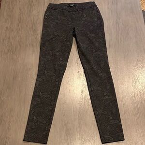 Sanctuary Black Paisley Skinny Pants